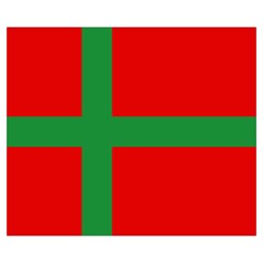 Bornholm Denmark Flag Zipper Medium Tote Bag from UrbanLoad.com Front