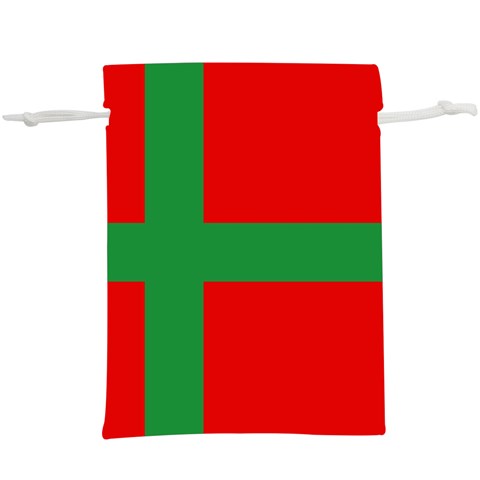 Bornholm Denmark Flag Lightweight Drawstring Pouch (XL) from UrbanLoad.com Back