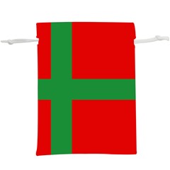 Bornholm Denmark Flag Lightweight Drawstring Pouch (XL) from UrbanLoad.com Back