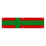 Bornholm Denmark Flag Banner and Sign 4  x 1 
