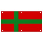 Bornholm Denmark Flag Banner and Sign 6  x 3 