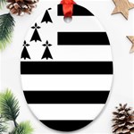 Brittany Flag Ornament (Oval)