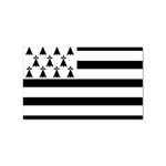 Brittany Flag Sticker (Rectangular)