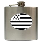 Brittany Flag Hip Flask (6 oz)