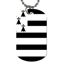 Brittany Flag Dog Tag (Two Sides) from UrbanLoad.com Front