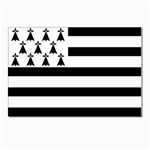 Brittany Flag Postcard 4 x 6  (Pkg of 10)