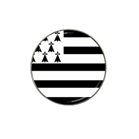 Brittany Flag Hat Clip Ball Marker from UrbanLoad.com Front