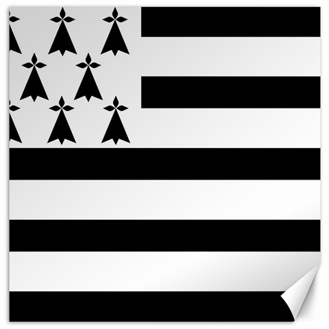 Brittany Flag Canvas 16  x 16  from UrbanLoad.com 15.2 x15.41  Canvas - 1