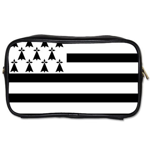 Brittany Flag Toiletries Bag (One Side) from UrbanLoad.com Front