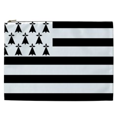 Brittany Flag Cosmetic Bag (XXL) from UrbanLoad.com Front