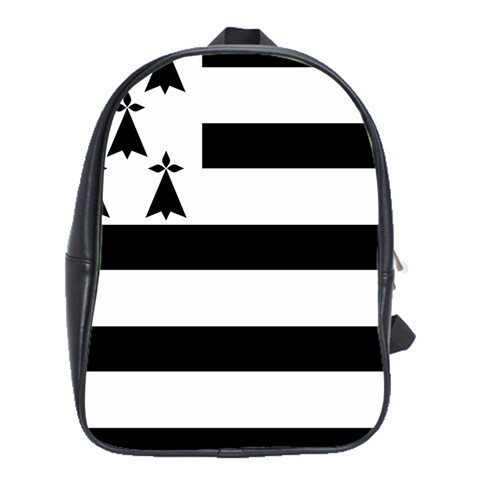 Brittany Flag School Bag (XL) from UrbanLoad.com Front