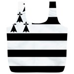 Brittany Flag Full Print Recycle Bag (XL)