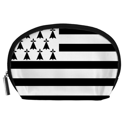 Brittany Flag Accessory Pouch (Large) from UrbanLoad.com Front