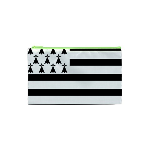 Brittany Flag Cosmetic Bag (XS) from UrbanLoad.com Front