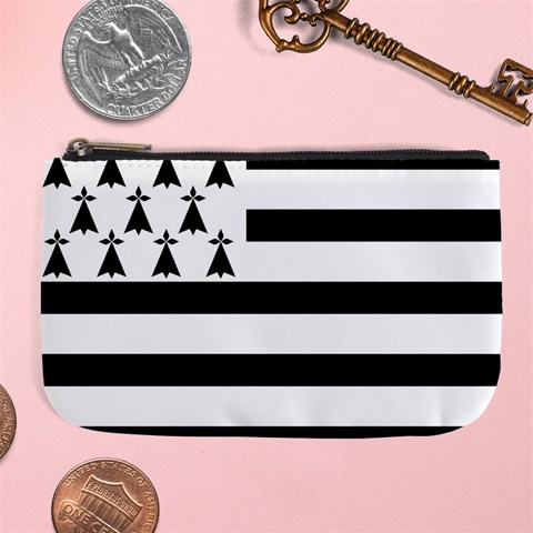 Brittany Flag Large Coin Purse from UrbanLoad.com Front