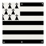 Brittany Flag Banner and Sign 3  x 3 