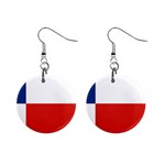 Banskobystricky Flag Mini Button Earrings