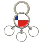 Banskobystricky Flag 3-Ring Key Chain