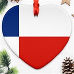 Banskobystricky Flag Heart Ornament (Two Sides)