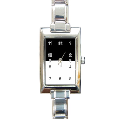 Fribourg Rectangle Italian Charm Watch from UrbanLoad.com Front