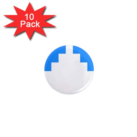 Akershus Flag 1  Mini Magnet (10 pack)  from UrbanLoad.com Front