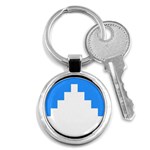 Akershus Flag Key Chain (Round)