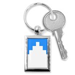 Akershus Flag Key Chain (Rectangle)