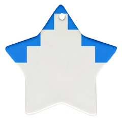 Akershus Flag Star Ornament (Two Sides) from UrbanLoad.com Front