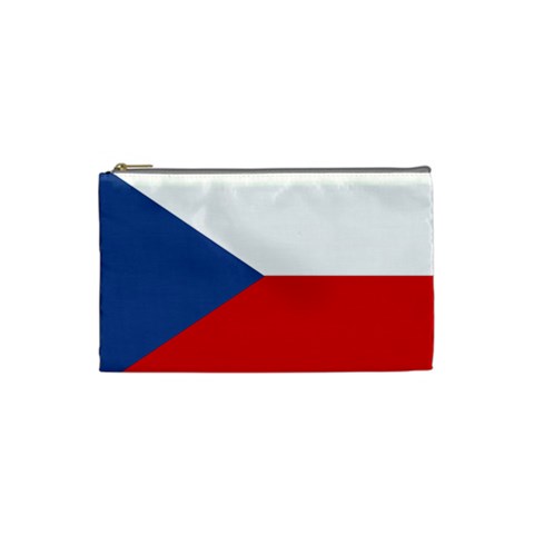 Czech Republic Cosmetic Bag (Small) from UrbanLoad.com Front