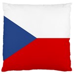Czech Republic Large Premium Plush Fleece Cushion Case (Two Sides)