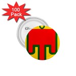 Auvergne Flag 1.75  Buttons (100 pack) 