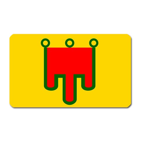 Auvergne Flag Magnet (Rectangular) from UrbanLoad.com Front