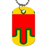 Auvergne Flag Dog Tag (Two Sides)