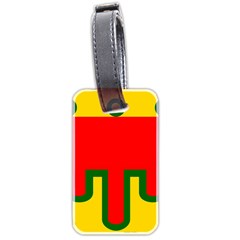 Auvergne Flag Luggage Tag (two sides) from UrbanLoad.com Front