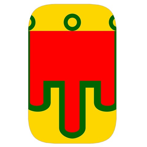 Auvergne Flag Belt Pouch Bag (Small) from UrbanLoad.com Back