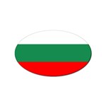 Bulgaria Sticker Oval (100 pack)