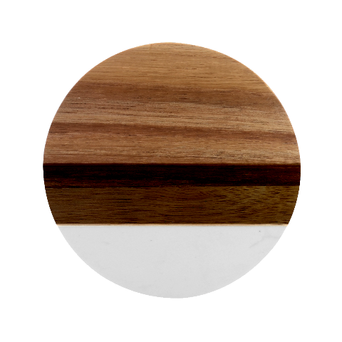 Bulgaria Marble Wood Coaster (Round) from UrbanLoad.com Front