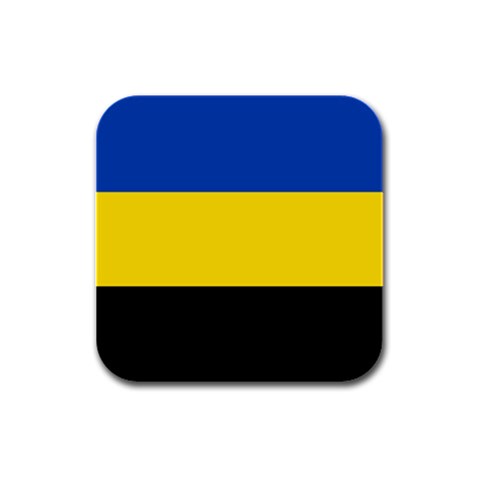 Gelderland Flag Rubber Square Coaster (4 pack) from UrbanLoad.com Front