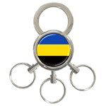 Gelderland Flag 3-Ring Key Chain