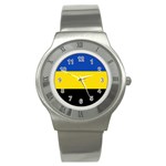 Gelderland Flag Stainless Steel Watch