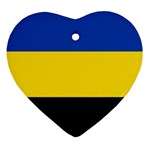 Gelderland Flag Heart Ornament (Two Sides)