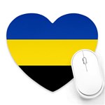 Gelderland Flag Heart Mousepad