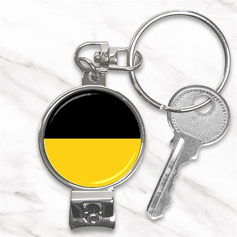 Baden Wurttemberg Flag Nail Clippers Key Chain from UrbanLoad.com Front