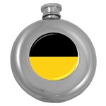 Baden Wurttemberg Flag Round Hip Flask (5 oz)