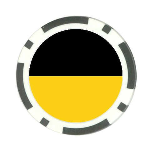 Baden Wurttemberg Flag Poker Chip Card Guard (10 pack) from UrbanLoad.com Front