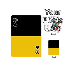 Baden Wurttemberg Flag Playing Cards 54 Designs (Mini) from UrbanLoad.com Front - Spade10