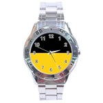 Baden Wurttemberg Flag Stainless Steel Analogue Watch