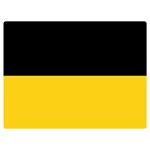 Baden Wurttemberg Flag One Side Premium Plush Fleece Blanket (Extra Small)
