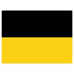 Baden Wurttemberg Flag One Side Premium Plush Fleece Blanket (Extra Small)