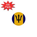 Barbados 1  Mini Buttons (100 pack) 